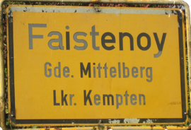 Schild Faistenoy
